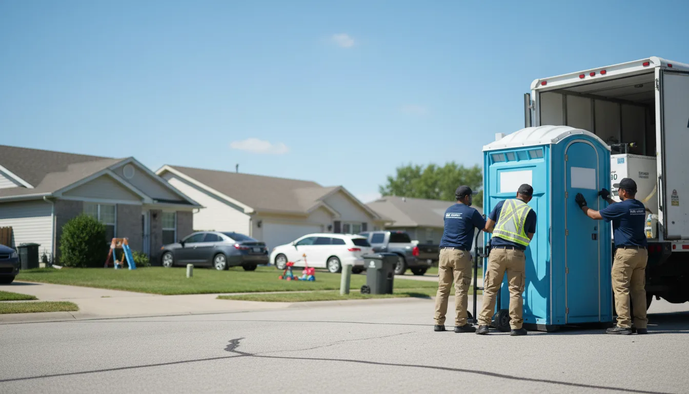 Standard Porta Potty Rentals in Rushville, IL near me